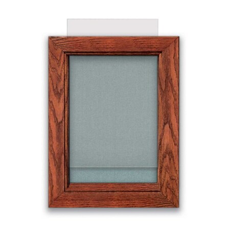 United Visual Products Indoor Enclosed Combo Board, 72"x36", Gold Frame/White Porcelain & Black UVCB7236G-WHTPORC-BLACK